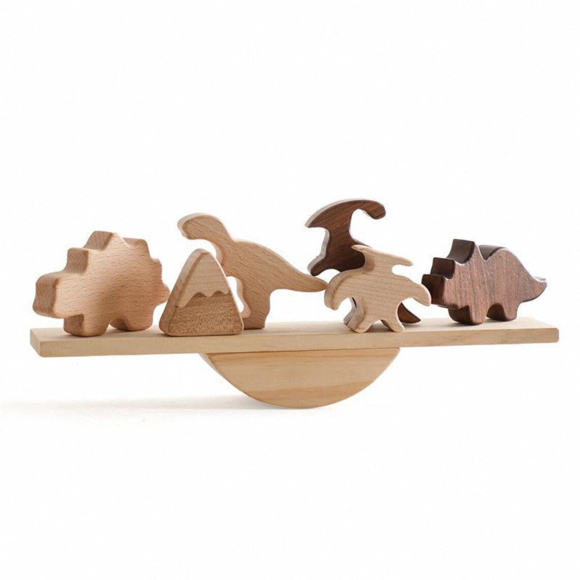 DinoBalance Montessori Building Blocks: A Prehistoric Playground of Learning and Competition