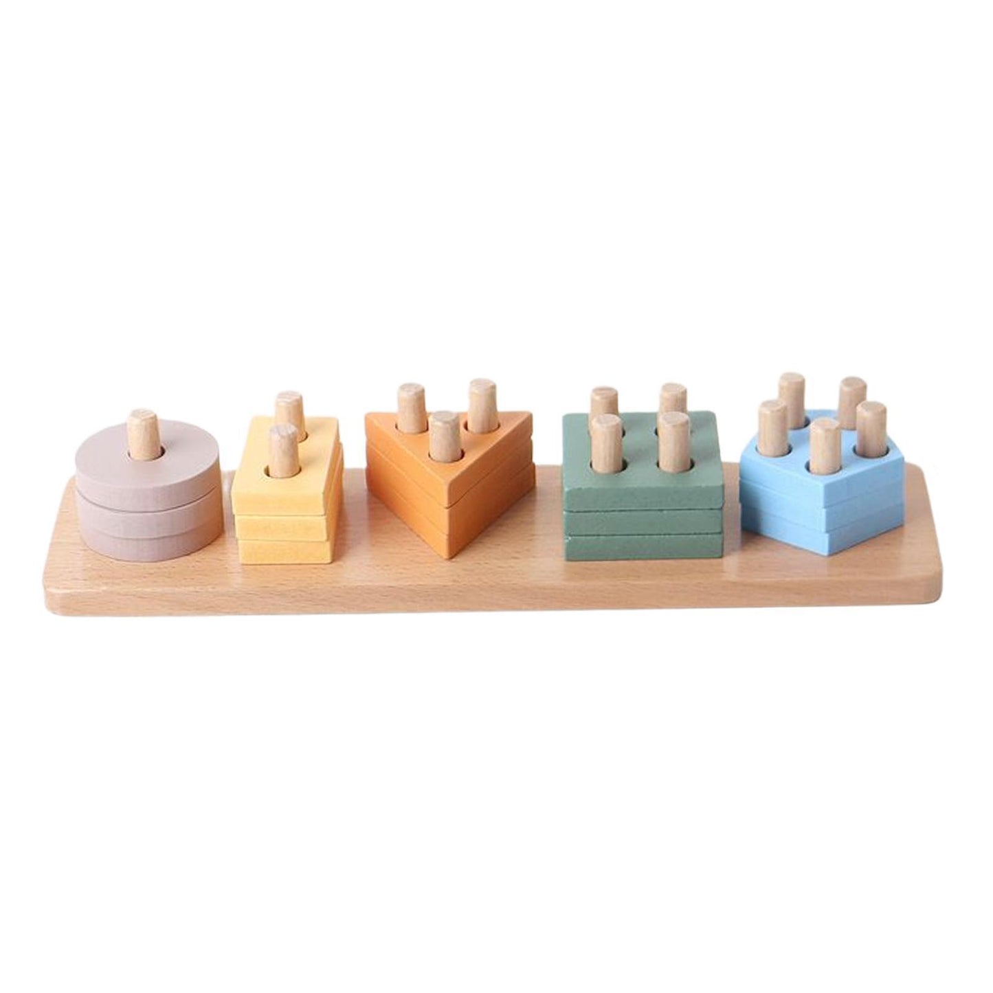 Introducing Our Montessori Geometric Block Pairing Stacking Toys!